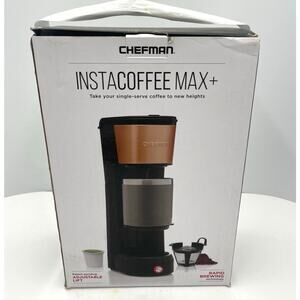 Chefman InstaCoffee Max Single-Serve Coffee Pod Brewer (RJ14-IC-L) K-Cup NEW